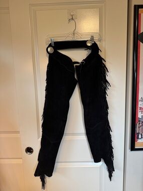 Leather Moto Chaps by barnstable Made in USA Small